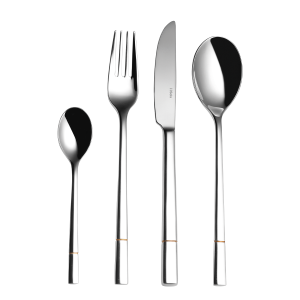 Sada příborů 24 ks – Luxus zlatá rýha