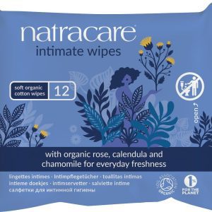 Natracare Dámské vlhčené ubrousky 12 ks