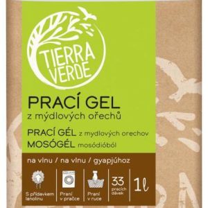 Tierra Verde Prací gel z mýdlových ořechů na vlnu 1 l