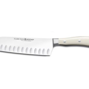 Japonský kuchářsky nůž Santoku Wüsthof CLASSIC IKON créme 17 cm 4176-0