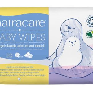 Natracare Ubrousky dětské, vlhčené 50 ks