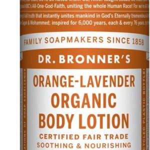 Dr. Bronner’s Tělové mléko Orange-Lavender 240 ml