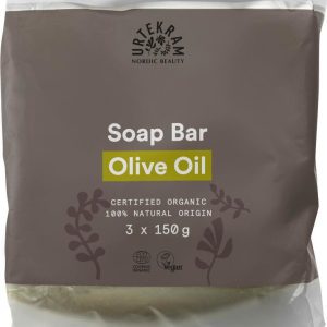 Urtekram Mýdlo olivové, 3 ks 3 x 150 g