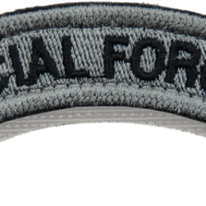 Nášivka: SPECIAL FORCES – oblouček [ssz] šedá | černá