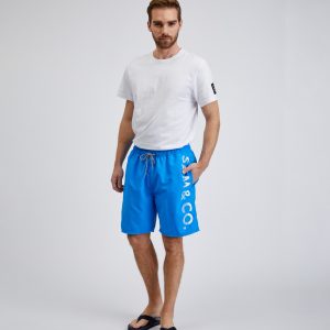 SAM 73 Pánské plavecké šortky PEGASUS Modrá 2XL