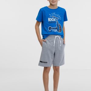 SAM 73 Chlapecké šortky FLOP Šedá 128