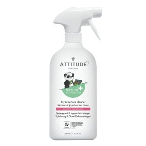 Čisticí prostředek na dětské povrchy/hračky bez vůně s rozprašovačem Attitude 800 ml