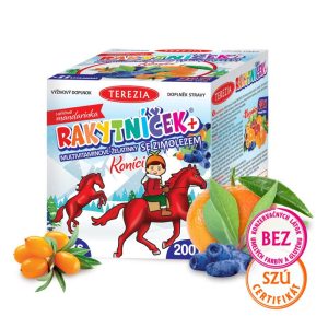 Rakytníček + multivitamínové želatinky se zimolezem – koníci TEREZIA 50 ks