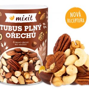 Tubus plný ořechů Mixit 350 g