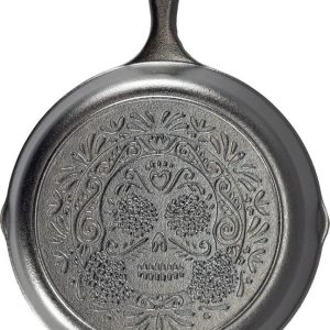 Lodge litinová pánev 26 cm Sugar Skull