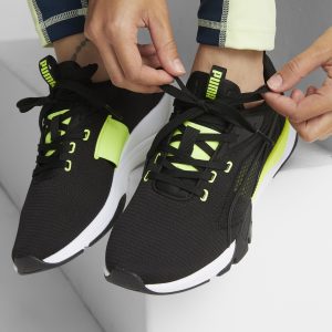 Zora Puma Black-Puma Black-Lime Squeeze Černá 36
