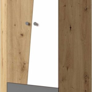 Domel Šatní skříň NERO 2  87/190/57 barva