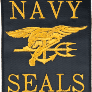 Nášivka: NAVY SEALS s nápisem černá | žlutá
