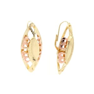 Zlaté dámské náušnice AASE