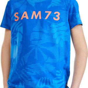SAM 73 Chlapecké triko THEODORE Modrá 116