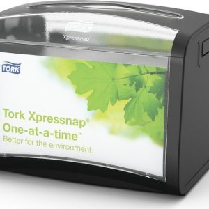 272611 Tork Xpressnap stolní zásobník na ubrousky Interfold, 21,6 x 33 cm, kapacita 275 ks, černá, N4