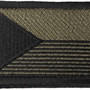 Nášivka: Vlajka Česká republika s vodorov. proužky [55×38] [ssz] olivová | černá