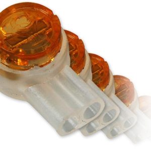 AC-2-balení 100ks – zařezávací spojka pro 2 dráty