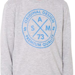 SAM 73 Chlapecké triko SASHA Šedá 104
