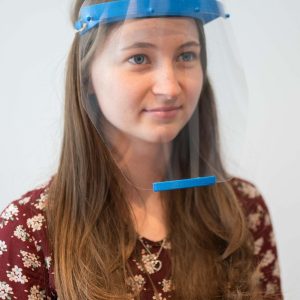 FiberPRO s.r.o. Dětský ochranný obličejový štít FiberPRO Barva: Červená