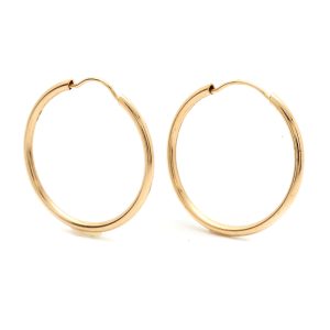 Zlaté náušnice ARGI – kruhy