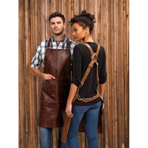 Kožená zástěra ke krku ARTISAN – 100% kůže