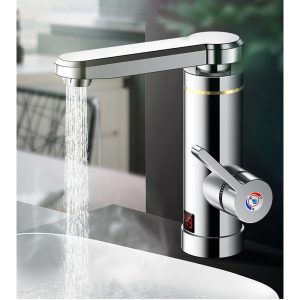 Průtokový ohřívač vody Inox s displejem, spodní vývod 3000W