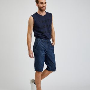 SAM 73 Pánské šortky AQUARIUS Modrá 2XL