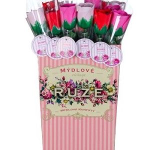 Accentra – Mýdlová růže na stonku Mýdlová růže na stonku 1x3g Barva: Červená