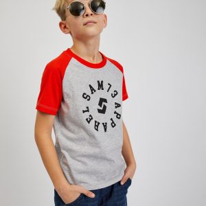 SAM 73 Chlapecké triko RICHARD Šedá 116