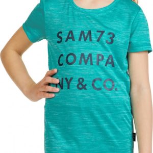 SAM 73 Dívčí triko ABLAKA Zelená 116
