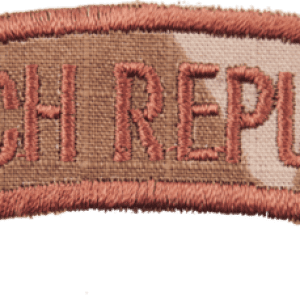 Nášivka: CZECH REPUBLIC [oblouková] [bsz] vz. 95 béžový | hnědá