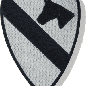 Nášivka: Divize jízdní 1. (First Cavalry) šedá | černá