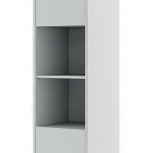 Dvoudvéřová policová skříň ke sklápěcí posteli Monterasso, šedá