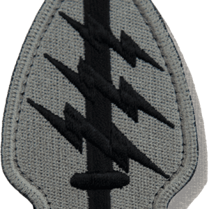 Nášivka: SPECIAL FORCES – znak [ssz] šedá | černá