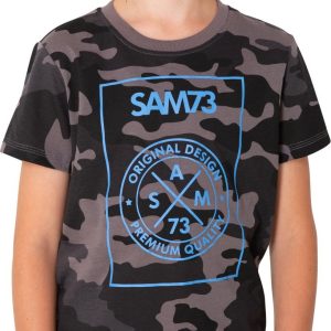 SAM 73 Chlapecké triko TOBY Černá 104