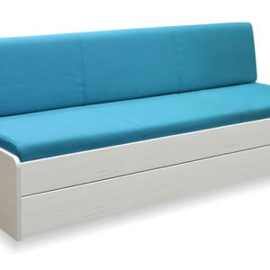 Rozkládací postel MINDES 80, bílá borovice