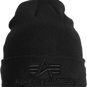 Alpha Industries Čepice 3D Beanie černá | černá