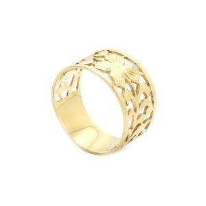 Prsten BRYDE ze žlutého zlata