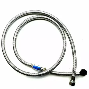 BWT Připojovací hadice DN 8 1.5 m s uzavíracím kohoutem FLEX koleno 90° převlečná matice FM 3/8