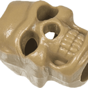 Koncovka plastová: Lebka okrová