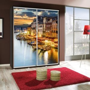 Maridex  skříň PENELOPA 155 se vzorem 17  155/215/66