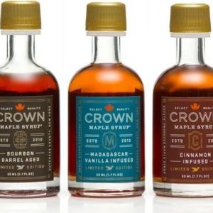 Sada ochucených javorových sirupů Crown Maple, 3 x 50 ml