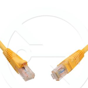 C5E-114YE-1MB – Solarix patch kabel CAT5E UTP PVC, 1m