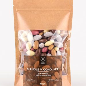 Mandle v čokoládě -6 druhů čokolád – BRIX – 450g