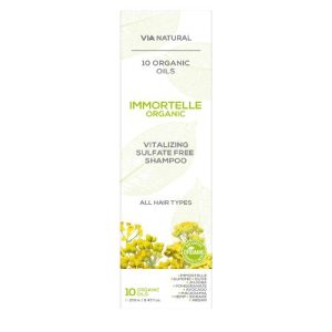 Vyživující šampon na vlasy s bio slaměnkou Via natural 250ml