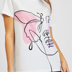 SAM 73 Dámské triko MUSCA Bílá XL