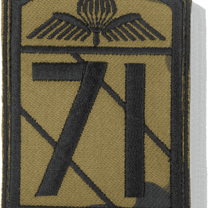 Nášivka: 71. výsadkový prapor [hranatá] [ssz] vz. 95 zelený