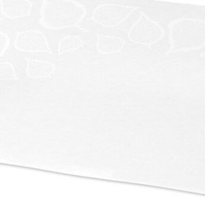 13670 Tork Xpressnap® extra jemné bílé ubrousky do zásobníku – s dekorem lístků, 2vrstvy,8x500ks, N4