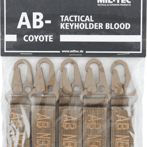 Klíčenka taktická AB NEG [sada 5 ks] okrová